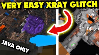 VERY EASY Xray Glitch  Minecraft 118120 Java  Slabs amp Piston Xray Glitch Minecraft Tutorial [upl. by Erfert]