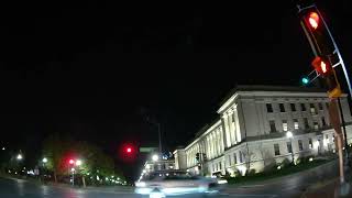 4K Dash Cam  Kenosha Wisconsin Out Of Downtown On Sheridan Rd On A Hot Summer Night September 2024 [upl. by Grew]