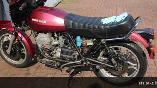 Moto Guzzi 1000 SP 1982 tear down for renovation [upl. by Purse]