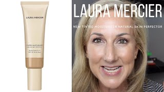 NEW LAURA MERCIER TINTED MOISTURIZER AND ILLUMINATING TINTED MOISTURIZER ON MATURE SKIN [upl. by Ahsieket]