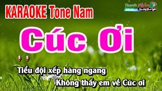 Cúc Ơi Karaoke  Tone Nam  beat Chất Lượng Cao  Nhạc Sống Thanh Ngân [upl. by Felicio937]