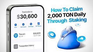 Earn 2000 TON Daily with This Simple Trick – Toncoin Staking Hacks You Need to Know [upl. by Kaine]