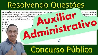 Questões de Concursos Auxiliar Administrativo Nível Médio Matemática Prof Dê Ribeiro [upl. by Novel]