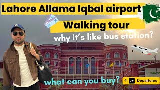 Lahore Allama iqbal international airport ka tour lahoreairport walkingtour travelpakistan [upl. by Snowber834]