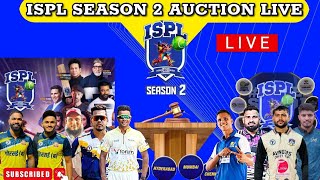 Ispl season 2 auction live ll ispl live auction [upl. by Joeann]