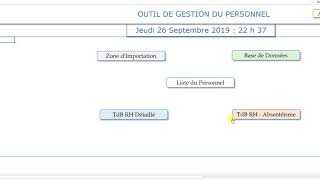 Tableau de bord RH  Gestion du taux dabsentéisme et du temps de travail [upl. by Leonor]