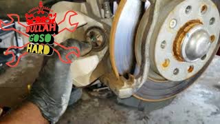 Dodge dart and Chrysler 200 rear brake job [upl. by Elleval]