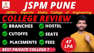 JSPMs Rajarshi Shahu College of Engineering College Review 2024  JSPM College Review Pune [upl. by Notsahc]