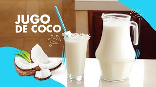 ¿Cómo hacer un rico Jugo de Coco 🥥 FÁCIL  Recetas Caseras cocinaconrocioec [upl. by Child341]