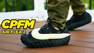 CPFM Nike Air Flea 2 REVIEW amp On Feet [upl. by Voltz]