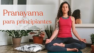 Pranayama para principiantes  Ejercicios de respiración [upl. by Enyak]