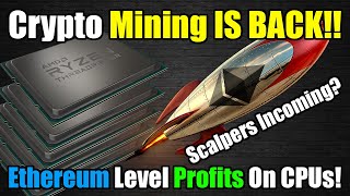 CPU MINING Is Hitting ETHEREUM Level PROFITS WTF [upl. by Eerhs855]