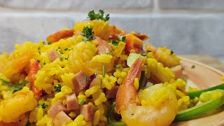 Paella Salad Recipe  A Fresh Twist on a Classic Dish [upl. by Haisi609]