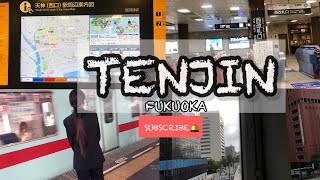 Tenjin walk tour Fukuoka  Japan fukuokajapan fukuoka japan viralvideo [upl. by Selrahc]