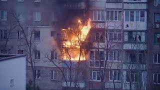 Russian Forces Pound Ukrainian City of Mariupol [upl. by Aytnahs5]