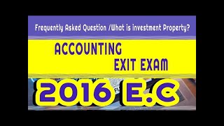 Accounting Exit Exam 2016  frequently asked question [upl. by Lourdes]