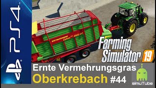 PS4 LS19 44 Ernte Vermehrungsgras Let´s Play German HD [upl. by Boigie694]