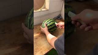 I didnt expect to be slapped back at you when I was slapping a watermelon Funny [upl. by Tengler]