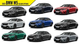 2025 BMW M5 Sedan  Color Options  Images  AUTOBICS [upl. by Arnold]