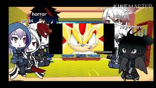 Gacha life sans aus react to sonic Nazo unleashed stage 2 [upl. by Seroled776]