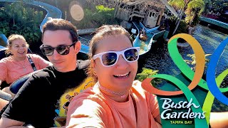 Busch Gardens Tampa Florida atracciones buschgardenstampa montañarusa parquedediversiones [upl. by Livingstone]