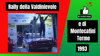 Rally della Valdinievole e Montecatini Terme 1993 [upl. by Broddy]