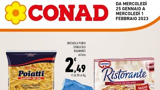 Volantino Conad dal 25 Gennaio al 1 Febbraio 2023 [upl. by Stutsman902]