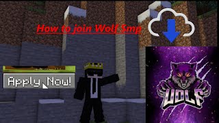 HOW TO JOIN WOLF SMP [upl. by Volnay]