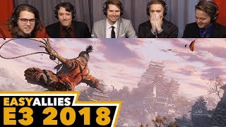 Sekiro Shadows Die Twice  Easy Allies Reactions  E3 2018 [upl. by Thedrick]