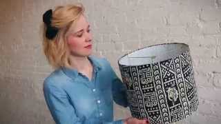 Make a custom drum lampshade in less than an hour Make it easy with a DIY Lampshade Kit [upl. by Genna]