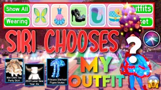 SIRI CHOOSES MY OUTFIT  Royale High Challenge [upl. by Noyes]