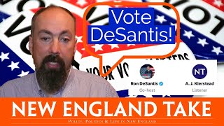 New Hampshire Rep Jason Osborne on endorsement of DeSantis over Trump [upl. by Adnilec94]