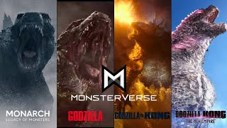 Evolution Of Godzilla Roars 2014  2024 Chronological Order  Monsterverse  Full HD [upl. by Enelak574]