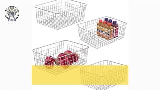 Best Freezer Baskets for Organized and Spacious Freezer 2021 [upl. by Kaehpos]