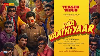 Vaa Vaathiyaar Teaser  Karthi Krithi Shetty  Santhosh Narayanan  Nalan Kumarasamy  Studio Green [upl. by Seaddon226]