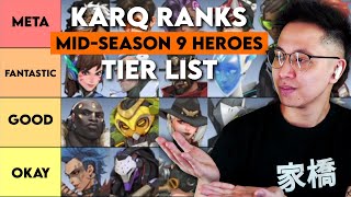 Overwatch Season 13 Mid Season Tier List Is Tracer Dominating shorts [upl. by Ahsiled]