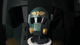 Warhammer Kasrkin Space Marine Helmet by CyberCraft [upl. by Chiles670]