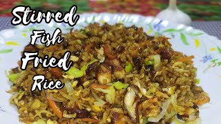 Stirred Fish Fried Rice How To Make Delicious Stirred Fish Fried Rice At Home ROBINS DELICACY [upl. by Esya]