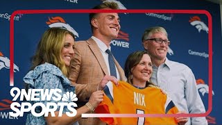 Bo Nix joins Denver Broncos Full introductory press conference [upl. by Khajeh]