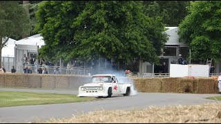 Best of Goodwood FOS 2024  Drift flames and Evija X crash [upl. by Aimo]