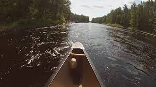 Five Mile Rapids fourth section Petawawa River Algonquin Park [upl. by Adalia]