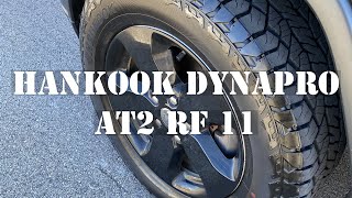 Hankook Dynapro AT2 RF11  an average guys review [upl. by Hermione]