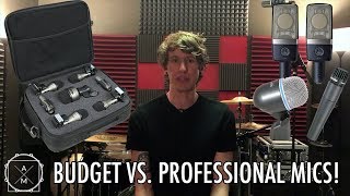 Budget vs Pro Drum Microphones [upl. by Phonsa]