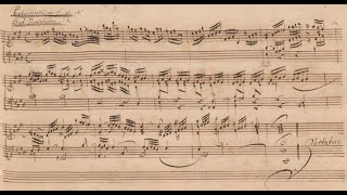 Dietrich Buxtehude  Prelude in E Major BuxWV 141 w Manuscript [upl. by Gennifer]