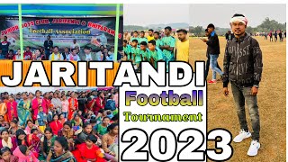 Jaritandi Football Tournament 2023  Narsing Hembram Vlogs [upl. by Noiztneb]