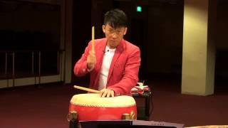 Demonstration for Percussion 6  Bian Gu 扁鼓 [upl. by Admama995]