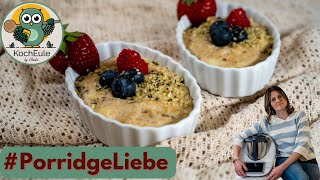 FrühstücksGlück aus deinem Thermomix®  Apfel Mandel Porridge in nur 10 Minuten [upl. by Haeluj]