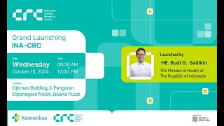 Peluncuran Indonesia Clinical Research Center INACRC [upl. by Nai679]