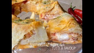 “Ciambella” di Piadine alla Pizzaiola  ricetta veloce  TUTTI A TAVOLA [upl. by Salene]