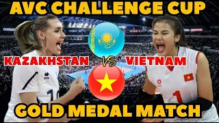 KAZAKHSTAN vs VIETNAM AVC CHALLENGE CUP FOR WOMENS VOLLEYBALL 2024 LIVE SCOREBOARD [upl. by Eedak]